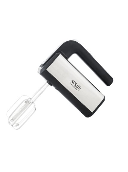 Adler | Hand mixer | AD 4225 | Hand Mixer | 300 W | Number of speeds 5 | Turbo mode | Stainless steel 2 Adler | Hand mixer | AD 4225 | Hand Mixer | 300 W | Number of speeds 5 | Turbo mode | Stainless steel 2