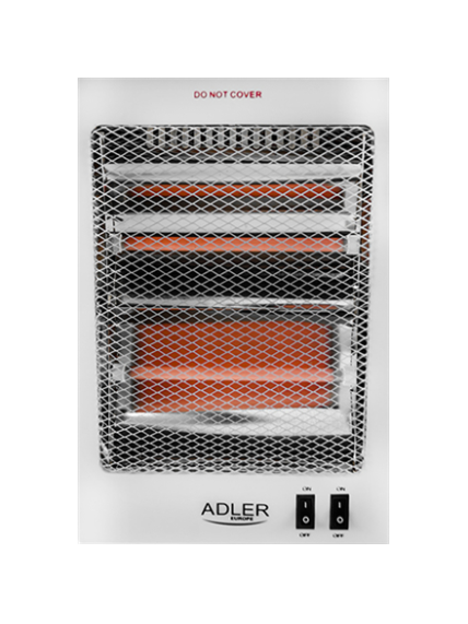 Adler | Heater | AD 7709 | Halogen Heater | 800 W | Number of power levels 2 | White 2 Adler | Heater | AD 7709 | Halogen Heater | 800 W | Number of power levels 2 | White 2