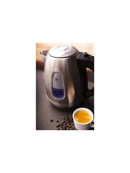 Adler | Kettle | AD 1223 | Standard | 2200 W | 1.7 L | Stainless steel | 360° rotational base | Stainless steel 9 Adler | Kettle | AD 1223 | Standard | 2200 W | 1.7 L | Stainless steel | 360° rotational base | Stainless steel 9