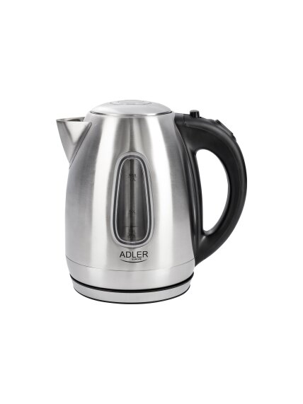 Adler | Kettle | AD 1223 | Standard | 2200 W | 1.7 L | Stainless steel | 360° rotational base | Stainless steel Adler | Kettle | AD 1223 | Standard | 2200 W | 1.7 L | Stainless steel | 360° rotational base | Stainless steel