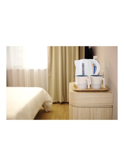 Adler | Kettle | AD 1272 | Electric | 1600 W | 1 L | Stainless steel/Polypropylene | 360° rotational base | White 7 Adler | Kettle | AD 1272 | Electric | 1600 W | 1 L | Stainless steel/Polypropylene | 360° rotational base | White 7