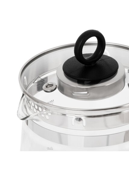 Adler Kettle | AD 1299 | Electric | 2200 W | 1.5 L | Glass | 360° rotational base | Black 8 Adler Kettle | AD 1299 | Electric | 2200 W | 1.5 L | Glass | 360° rotational base | Black 8