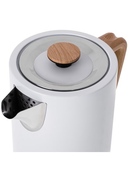 Adler | Kettle | AD 1347w | Electric | 2200 W | 1.5 L | Stainless steel | 360° rotational base | White 3