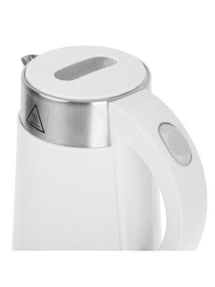 Adler | Kettle | AD 1372 | Electric | 800 W | 0.6 L | Plastic/Stainless steel | 360° rotational base | White 4 Adler | Kettle | AD 1372 | Electric | 800 W | 0.6 L | Plastic/Stainless steel | 360° rotational base | White 4