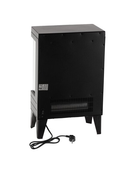 Adler LED electric fireplace with remote control | AD 7755 | Ceramic Heater | 2000 W | Number of power levels 2 | Black 6
