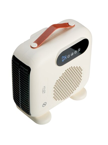 Adler LED Fan Heater with Remote Control | AD 7756 | Fan heater | 2000 W | Beige | IPX0 5