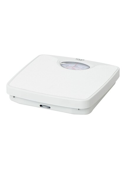 Adler | Mechanical bathroom scale | AD 8151w | Maximum weight (capacity) 130 kg | Accuracy 1000 g | White