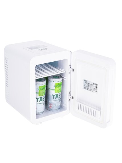 Adler | Mini refrigerator with mirror | AD 8085 | Free standing | Larder | Height 27 cm | Fridge net capacity 4 L | White 3 Adler | Mini refrigerator with mirror | AD 8085 | Free standing | Larder | Height 27 cm | Fridge net capacity 4 L | White 3
