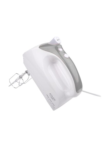 Adler | Mixer | AD 4201 g | Hand Mixer | 300 W | Number of speeds 5 | Turbo mode | White