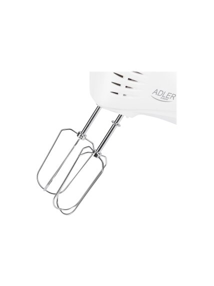 Adler | Mixer | AD 4212 | Hand Mixer | 300 W | Number of speeds 5 | Turbo mode | White 5