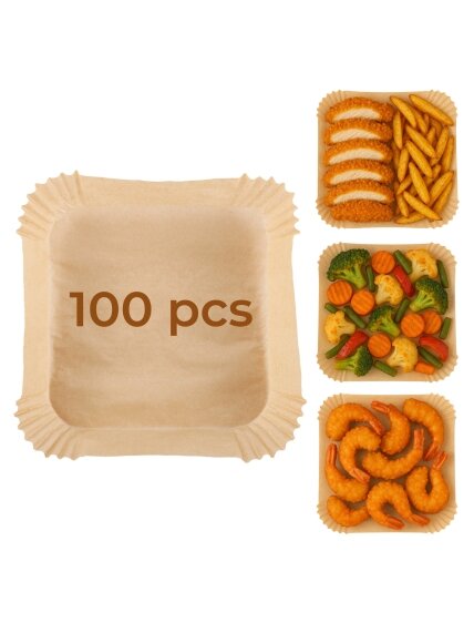 Adler Paper Liners for Air Fryer | AD 6733 | 100 pcs 3 Adler Paper Liners for Air Fryer | AD 6733 | 100 pcs 3