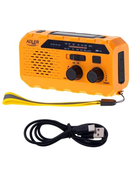 Adler | Portable radio with flashlight | AD 1197 | Alarm function 2 Adler | Portable radio with flashlight | AD 1197 | Alarm function 2