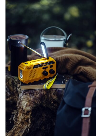 Adler | Portable radio with flashlight | AD 1197 | Alarm function 7