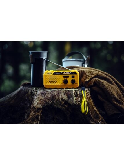 Adler | Portable radio with flashlight | AD 1197 | Alarm function 9