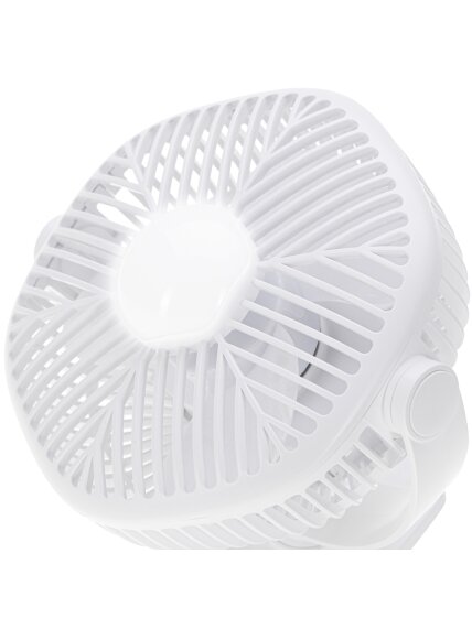Adler Rechargeable fan with clip | AD 7335 | Table Fan | 6 W | Diameter 12.7 cm | Number of speeds 3 | Oscillation | White 7