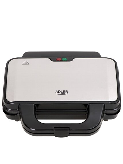 Adler | Sandwich maker | AD 3043 | 900 W | Number of plates 1 | Number of pastry 2 | Black 1 Adler | Sandwich maker | AD 3043 | 900 W | Number of plates 1 | Number of pastry 2 | Black 1