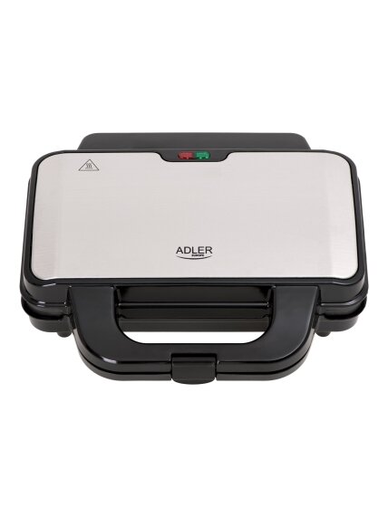 Adler | Sandwich maker | AD 3043 | 900 W | Number of plates 1 | Number of pastry 2 | Black
