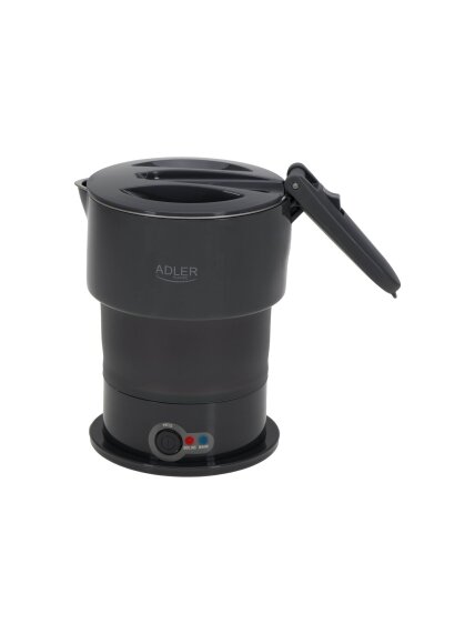 Adler Silicon Travel Kettle | AD 1377 | Travel Kettle | 600 W | 0.6 L | Silicon | Grey