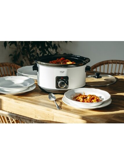 Adler | Slow Cooker | AD 6413w | 290 W | 5.8 L | Number of programs 3 | White 5 Adler | Slow Cooker | AD 6413w | 290 W | 5.8 L | Number of programs 3 | White 5