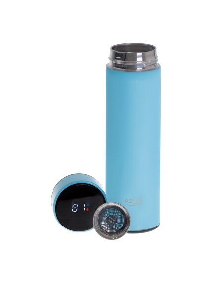 Adler | Thermal Flask | AD 4506bl | Material Stainless steel/Silicone | Blue 2