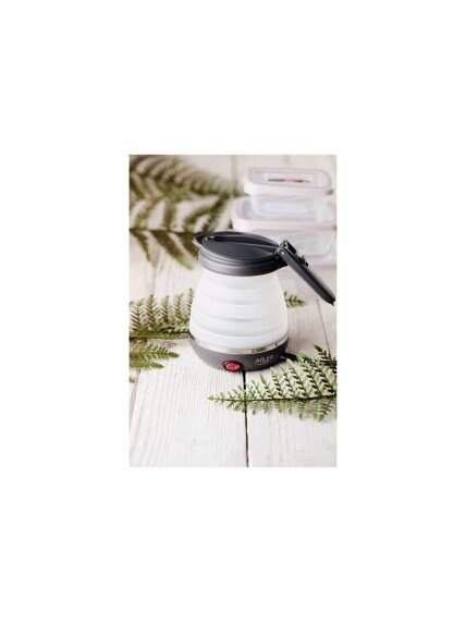 Adler | Travel kettle | AD 1279 | Electric | 750 W | 0.6 L | Silicon | White 7