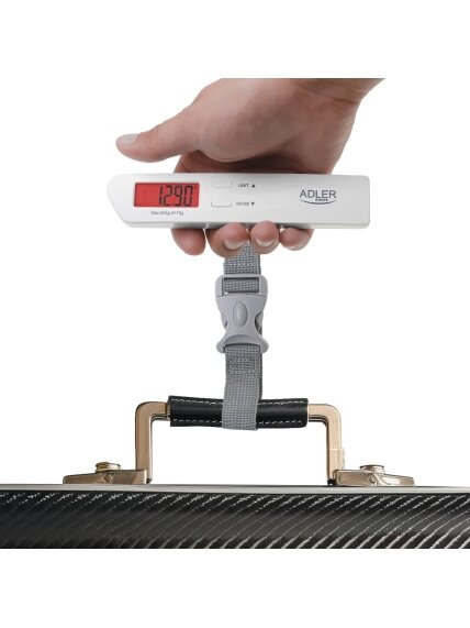 Adler | Travel Luggage Scale | AD 8191 | Maximum weight (capacity) 50 kg | Accuracy 10 g | Grey 4