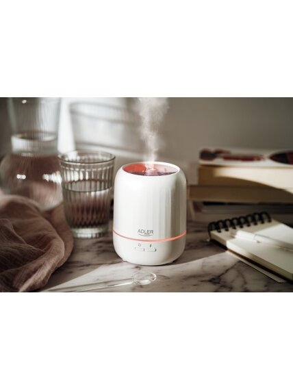 Adler | Ultrasonic aroma diffuser 3in1 | AD 7968 | Ultrasonic | Suitable for rooms up to 25 m² | White 10 Adler | Ultrasonic aroma diffuser 3in1 | AD 7968 | Ultrasonic | Suitable for rooms up to 25 m² | White 10