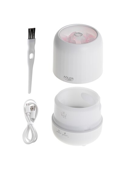 Adler | Ultrasonic aroma diffuser 3in1 | AD 7968 | Ultrasonic | Suitable for rooms up to 25 m² | White 4 Adler | Ultrasonic aroma diffuser 3in1 | AD 7968 | Ultrasonic | Suitable for rooms up to 25 m² | White 4