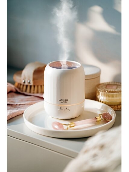 Adler | Ultrasonic aroma diffuser 3in1 | AD 7968 | Ultrasonic | Suitable for rooms up to 25 m² | White 9 Adler | Ultrasonic aroma diffuser 3in1 | AD 7968 | Ultrasonic | Suitable for rooms up to 25 m² | White 9