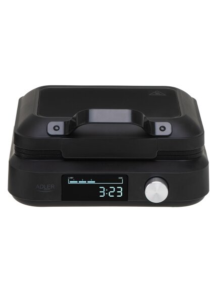 Adler Waffle Maker with LED Display | AD 3087 | 2200 W | Number of pastry 2 | Belgium | Black 3 Adler Waffle Maker with LED Display | AD 3087 | 2200 W | Number of pastry 2 | Belgium | Black 3