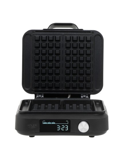 Adler Waffle Maker with LED Display | AD 3087 | 2200 W | Number of pastry 2 | Belgium | Black 6 Adler Waffle Maker with LED Display | AD 3087 | 2200 W | Number of pastry 2 | Belgium | Black 6