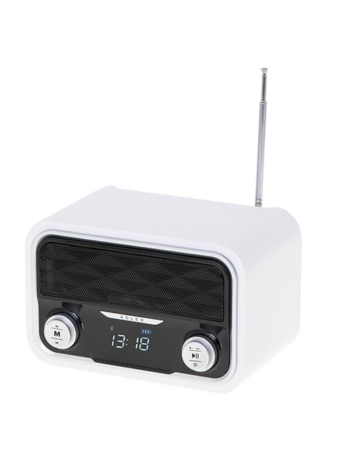 Adler | Bluetooth Radio | AD 1185 | AUX in | White 1 Adler | Bluetooth Radio | AD 1185 | AUX in | White 1