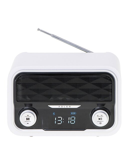 Adler | Bluetooth Radio | AD 1185 | AUX in | White 2 Adler | Bluetooth Radio | AD 1185 | AUX in | White 2
