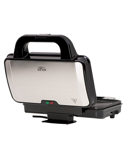 Adler | Sandwich maker | AD 3043 | 900 W | Number of plates 1 | Number of pastry 2 | Black 2 Adler | Sandwich maker | AD 3043 | 900 W | Number of plates 1 | Number of pastry 2 | Black 2