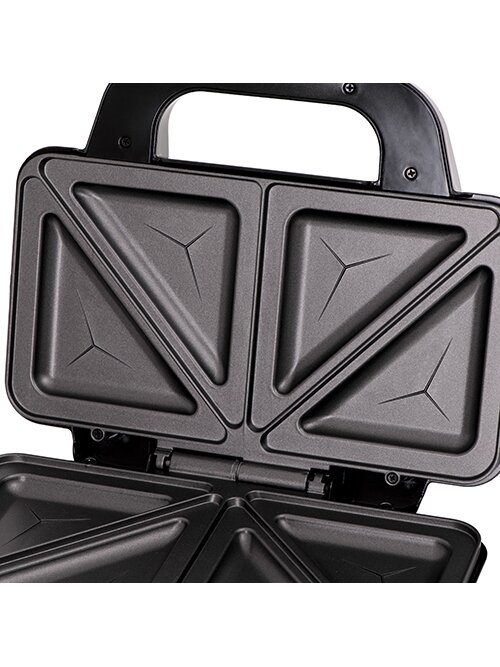 Adler | Sandwich maker | AD 3043 | 900 W | Number of plates 1 | Number of pastry 2 | Black 5