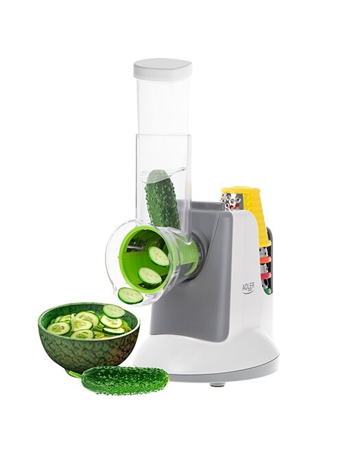 Adler | Vegetable Slicer | AD 4815 | White/Grey | 150 W 6
