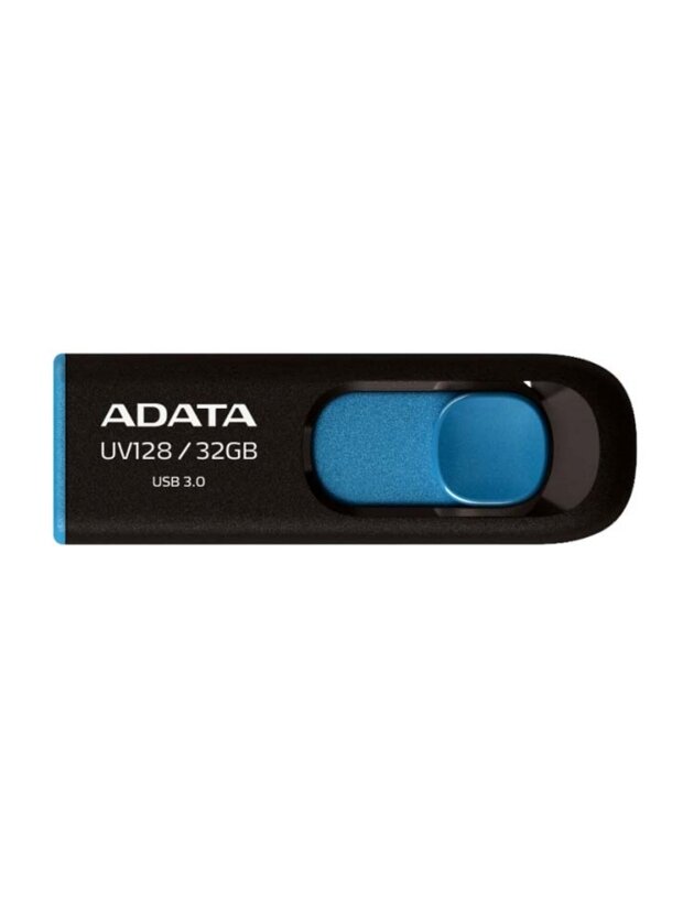 ADATA | UV128 | 128 GB | USB 3.0 | Black/Blue 5 ADATA | UV128 | 128 GB | USB 3.0 | Black/Blue 5