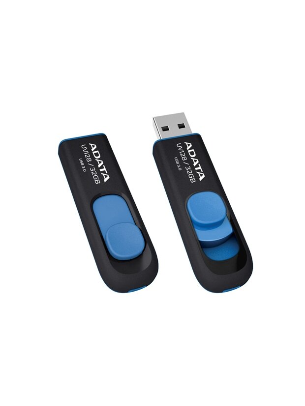 ADATA | UV128 | 128 GB | USB 3.0 | Black/Blue 6 ADATA | UV128 | 128 GB | USB 3.0 | Black/Blue 6