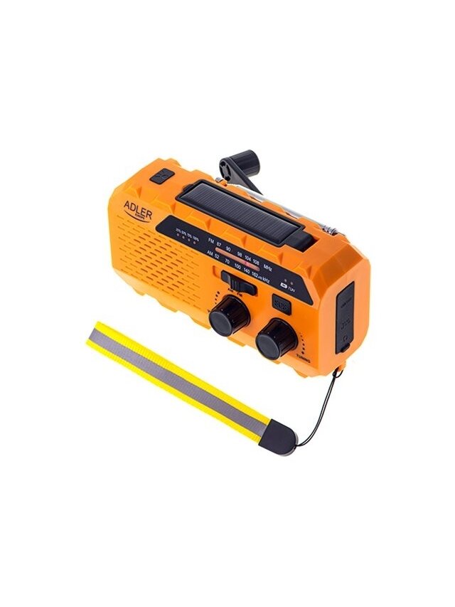 Adler | Portable radio with flashlight | AD 1197 | Alarm function