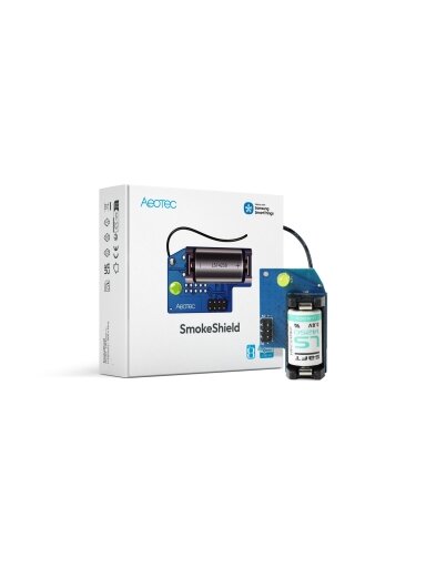 AEOTEC SmokeShield Z Wave 800 Series for Ei Smoke & Heat Detectors Ei650W, Ei650iW, Ei630W and Ei630 Kit | AEOEZWA050_SET