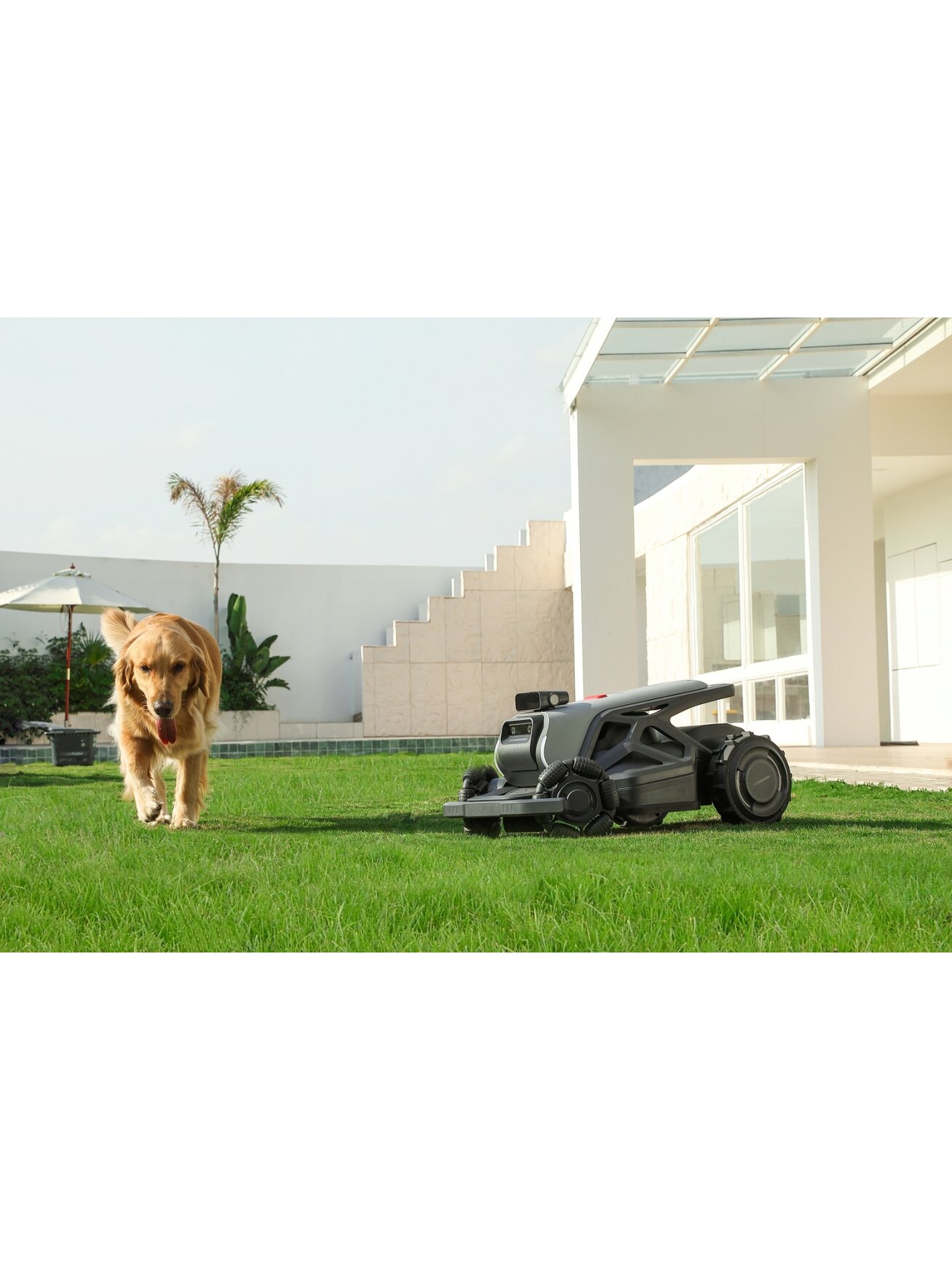 AIRSEEKERS LIMITED | Tron MAX 300° AI Vision Mulching Mower, 3600m², Ai Vision + NRTK 8