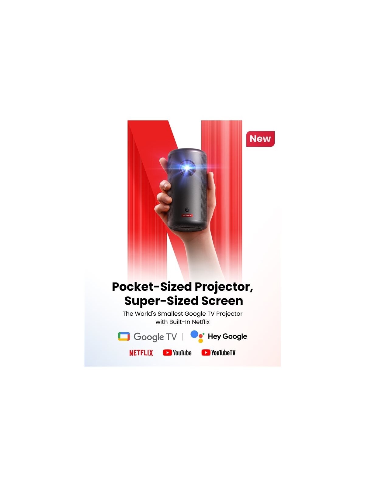 Anker Nebula | Capsule 3 Mini Portable Laser Projector | Full HD (1920x1080) | 300 ANSI lumens | Black | Wi-Fi 1 Anker Nebula | Capsule 3 Mini Portable Laser Projector | Full HD (1920x1080) | 300 ANSI lumens | Black | Wi-Fi 1