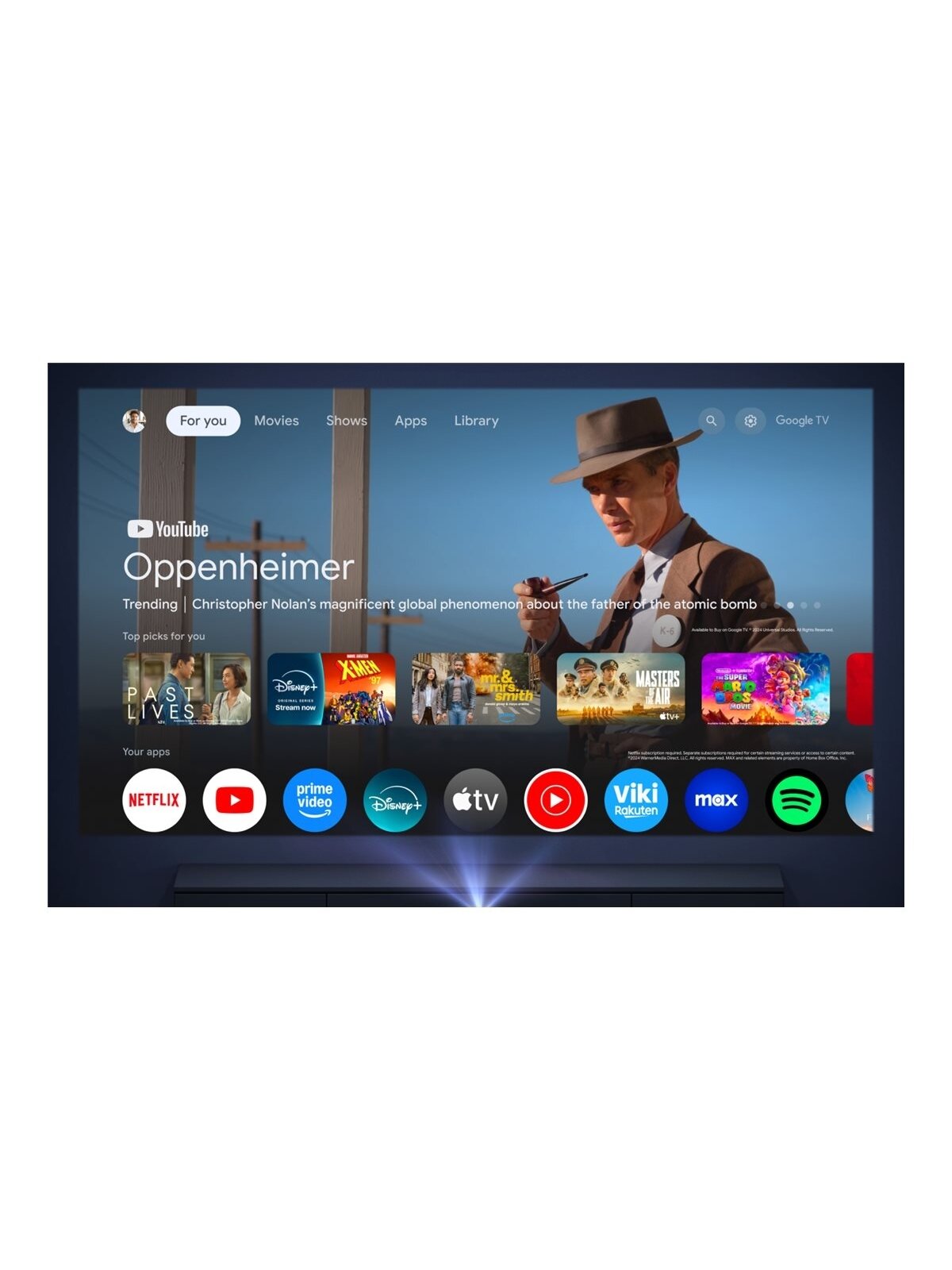 Anker Nebula Nebula X1 Pro | 4K UHD (3840 x 2160) | 3500 ANSI lumens | Black | Wi-Fi 3