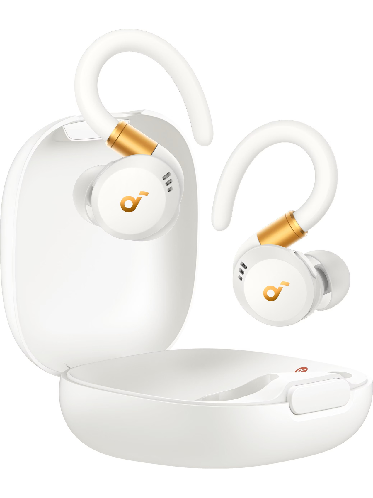 Anker Soundcore | Earbuds with Hook | Sport X20 | Bluetooth | ANC | White/Gold