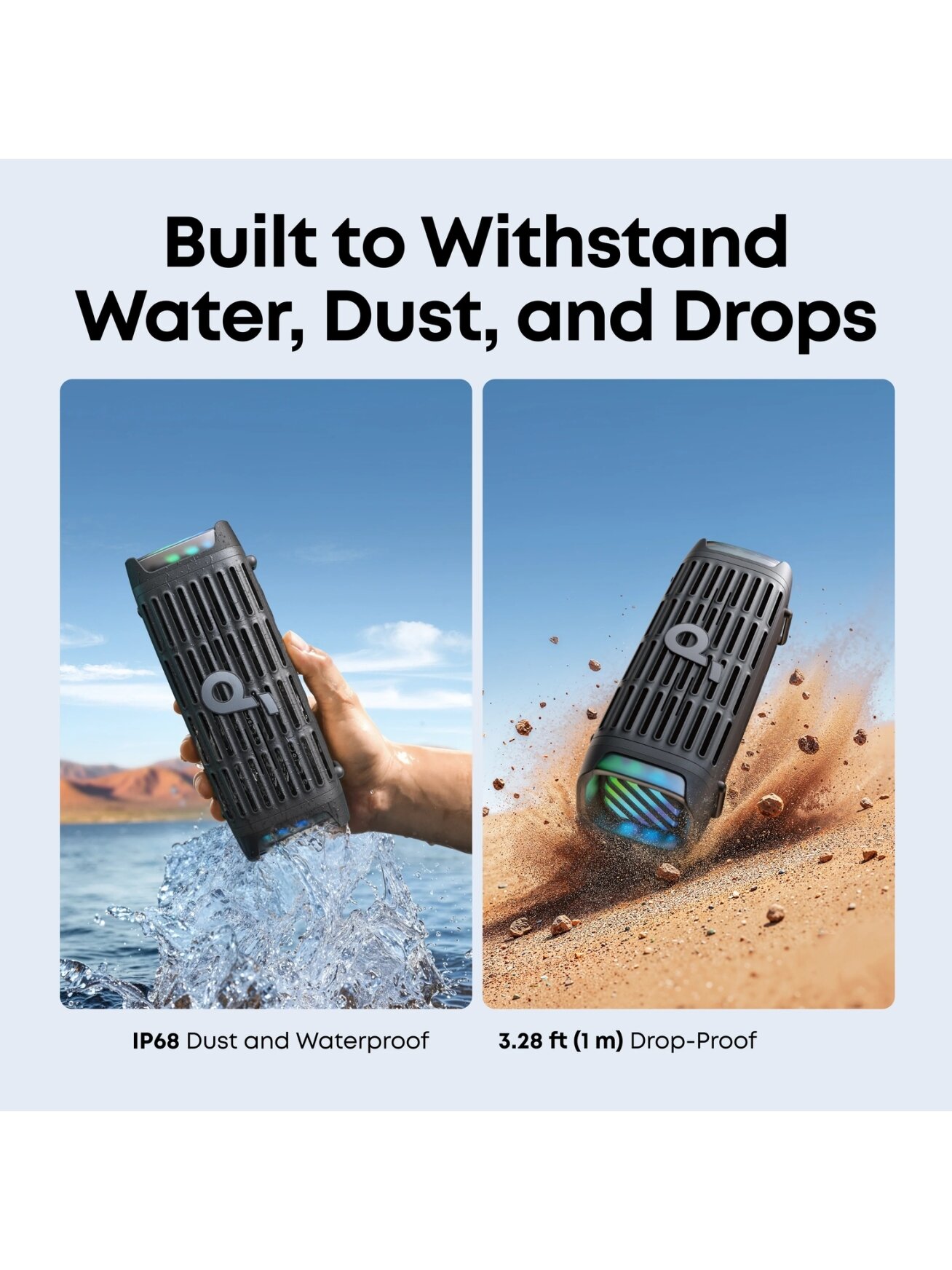 Anker Soundcore Speaker | Boom 3i | 50 W | Waterproof | Bluetooth | Black | Portable | Wireless connection 6