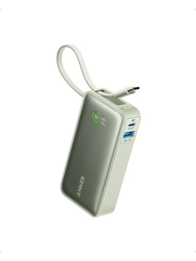 Anker 545 Nano Power Bank | A1259G61 | 10000 mAh | Green Anker 545 Nano Power Bank | A1259G61 | 10000 mAh | Green