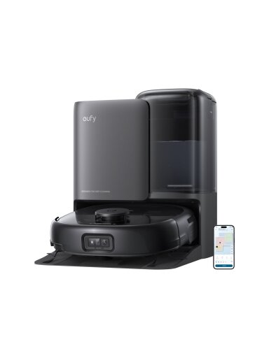 Anker Eufy Robot Vacuum Cleaner | Omni E25 | Wet&Dry | Operating time (max) 180 min | Dust capacity 3 L | 20000 Pa | Black