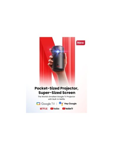 Anker Nebula | Capsule 3 Mini Portable Laser Projector | Full HD (1920x1080) | 300 ANSI lumens | Black | Wi-Fi Anker Nebula | Capsule 3 Mini Portable Laser Projector | Full HD (1920x1080) | 300 ANSI lumens | Black | Wi-Fi