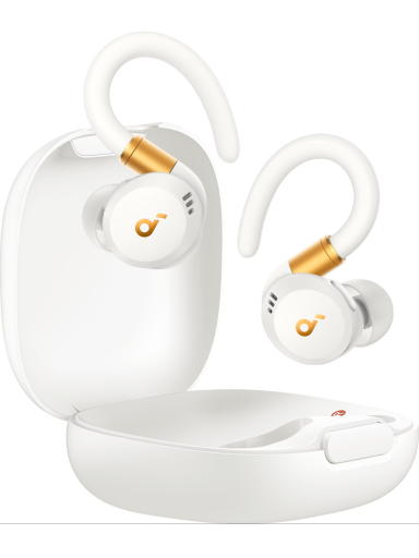 Anker Soundcore | Earbuds with Hook | Sport X20 | Bluetooth | ANC | White/Gold