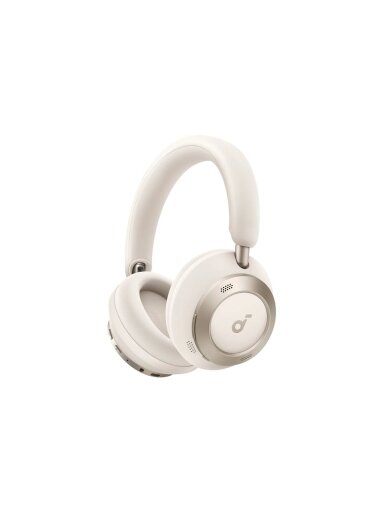 Anker Soundcore | Foldable Headphones | Space One Pro | Bluetooth | Over-ear | Microphone | Cream White | Wireless